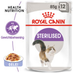12x Royal Canin Sterilised Jelly Kattenvoer Nat 85 gr