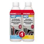 10x HG Vloeibare Ontstopper & Keukenontstopper Promopack