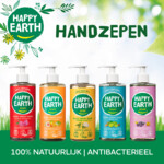 6x Happy Earth 100% Natuurlijke Handzeep Navulling Jasmine Ho Wood - 23.97 euro