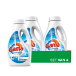 4x Gama Vloeibaar Wasmiddel White 21 Wasbeurten