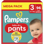 2x Pampers Baby Dry Luierbroekjes Maat 3 (6-11 kg) - 18.59 euro