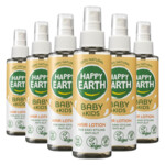 6x Happy Earth Baby & Kids 100% Natuurlijke Haarlotion Anti-klit