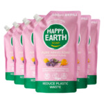 6x Happy Earth 100% Natuurlijke Handzeep Navulling Lavender