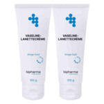 2x Bipharma Vaseline Lanettecrème Tube Los - 17.79 euro