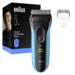 Braun Elektrisch Scheerapparaat Series 3+ 3040S Blauw - 124.99 euro