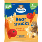 Bambix Bearsnacks 6+ mnd Wortel Tomaat Bio - 1.79 euro