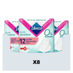 8x Libresse Maandverband Met Vleugels Pure Sensitive Ultra+