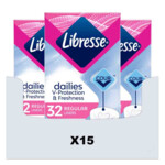 15x Libresse Regular Inlegkruisjes