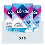 15x Libresse Regular Inlegkruisjes Deo Fresh