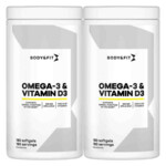 2x Body & Fit Omega-3 + Vitamine D3 - 37.21 euro