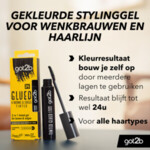 6x Got2b Glued 4 Brows & Edges Tinted Black - 30.51 euro