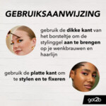 6x Got2b Glued 4 Brows & Edges Tinted Black - 30.51 euro
