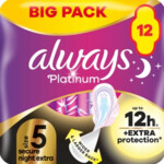 Always Maandverband Platinum Secure Night Extra Wings