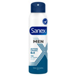 6x Sanex Deodorant Spray Men 72H Active Control