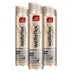 3x Wella Flex Haarspray Shine Ultra Strong - 13.08 euro