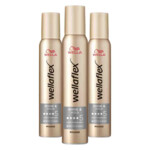 3x Wella Flex Mousse Shine & Hold - 12.42 euro