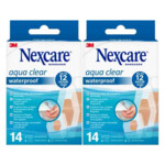 2x Nexcare Pleister Waterproof 3 Maten - 10.37 euro