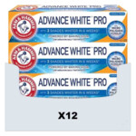 12x Arm & Hammer Tandpasta White Pro