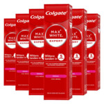 6x Colgate Tandpasta Max White Expert Original