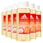 6x Adidas Shower Gel Active Skin & Mind Energy Kick W - 32.02 euro