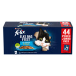 Felix Kattenvoer Pouch in Gelei Multipack Elke Dag Feest Vis Selection - 24.35 euro