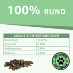 Woef Woef Hondensnack Runderlong Trainers M - 4.65 euro