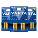 3x Varta Longlife AAA Blister - 4.45 euro