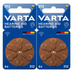 2x Varta Gehoorbatterij Gehoorapparaat 312 Blister - 6.46 euro