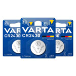 3x Varta Lithium Coin CR2430 Blister - 3.84 euro