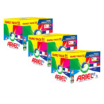 3x Ariel 3in1 Wasmiddel Pods Color - 155.74 euro