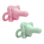 Dr. Browns Fopspeen Siliconen 0-6 mnd Roze Groen - 11.39 euro