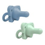 Dr. Browns Fopspeen Siliconen 0-6 mnd Blauw Groen - 11.35 euro
