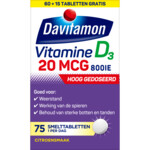 Davitamon Vitamine D3 20mcg Hoog Gedoseerd