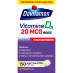 Davitamon Vitamine D3 20mcg Hoog Gedoseerd