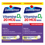 2x Davitamon Vitamine D3 20mcg Hoog Gedoseerd - 31.57 euro