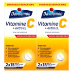 2x Davitamon Vitamine C + Extra D3 - 17.48 euro