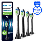 Philips Sonicare Opzetborstels Optimal White W2 Zwart