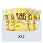 10x Boerderij Chips Zeezout Ribbel