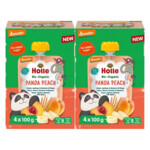 2x Holle Knijpfruit Multipack 8+ mnd Panda Peach - 10.37 euro
