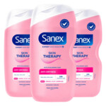 3x Sanex Douchegel Skin Therapy Anti Dryness - 17.98 euro