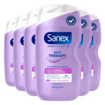 6x Sanex Douchegel Skin Therapy Anti Irritation