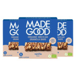 3x MadeGood Granola Repen Chocolate Drizzled Vanilla - 9.2 euro