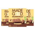 3x MadeGood Mornings Baked Oat Bars Chocolate Chip - 10.36 euro