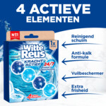 10x Witte Reus Toiletblok Kracht Actief  Oceaan - 15.57 euro