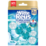 Witte Reus Toiletblok Turquoise Actief