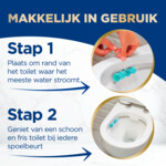 10x Witte Reus Toiletblok De Luxe  Lovely Jasmine - 17.83 euro