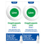 2x Linn Oogdruppels 5-in-1 Euphrasia & Hyaluron - 13.44 euro