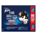 Felix Kattenvoer Nat Pouch Gelei Mix Elke Dag Feest Multipack