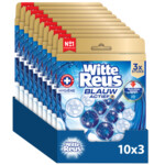 10x Witte Reus Toiletblok Blauw Actief  Hygiene