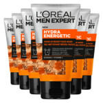 6x L'Oréal Men Expert Hydra Energetic Face Wash Cleansing Gel - 32.36 euro